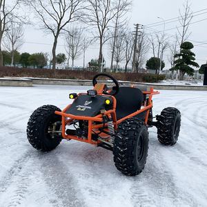 Kart Électrique des Neiges EGS 48V, Double Moteur 1000W, Transmission par Arbre, Propulsion Arrière, Charge 150KG, Autonomie 40km, Suspension à Double Bras A - Product Image 2