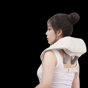 Penenang bahu dan leher nirkabel, dengan terapi panas suhu konstan dan getaran Nadi membantu menghilangkan stres - Product Image 3