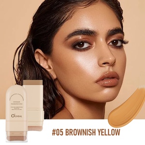 Solid Waterproof Non-Stuck Powder Double-Ended <b>Concealer</b> Foundation Stick for Women for Light to Dark Skin Tones - Product Image 5