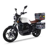 Moto de livraison électrique SIGOTECH de haute qualité, 2000W, batterie lithium amovible, moto de livraison avec grand coffre