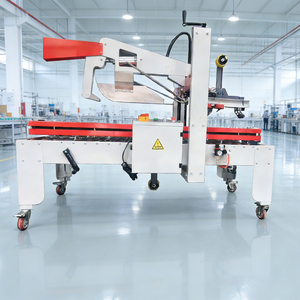 Máquina de sellado de cartón eléctrica de alta velocidad, cinta inferior superior ajustable, sellador de cajas de papel, equipo de embalaje de cajas automático estable - Product Image 1