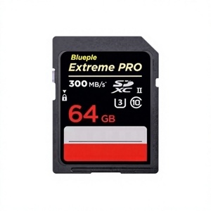 Thẻ nhớ SD tốc độ cao 64GB/128GB bán buôn dành cho máy ảnh DSLR & camera hành trình, tốc độ U3, màu đen/đỏ, sản xuất tại Trung Quốc - Product Image 1