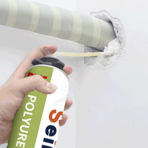 Échantillon gratuit de <span class=keywords><strong>mousse</strong></span> isolante polyuréthane PU extensible multi-usages, spray d'étanchéité résistant aux intempéries pour fenêtres et portes - Product Image 4