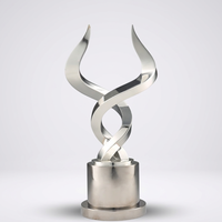Nouvelle conception, trophée personnalisé en alliage de zinc durable, gravé au laser, imprimé UV, médaille en cristal, cadeau d'anniversaire