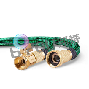 Approvisionnement direct usine : Tuyau d'arrosage extensible 3 fois, 10 buses, raccords en laiton, 7,5 à 75 m pour plantes/voitures/animaux domestiques/garage/maison - Product Image 3