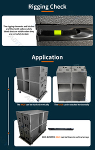 KA28 Subwoofers Dobles de 18 Pulgadas para Exteriores, Equipo de Sonido, Altavoz de Bajos Doble de 18 Pulgadas - Product Image 6