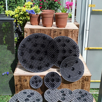 Cultiver des plantes en rouleau Base de racine Blanc/Noir Bonsaï Jardinière Pot d'élagage à air
