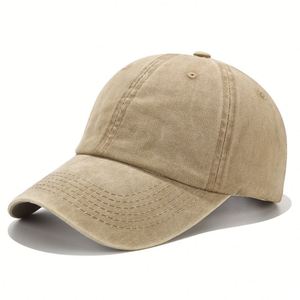 Gorras Personalizadas al por Mayor 2025, Gorra de Béisbol de Algodón Lavado, Personalizable - Product Image 1