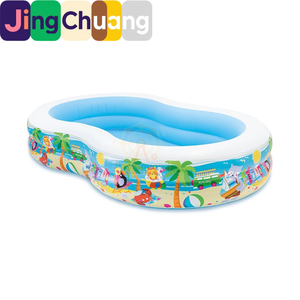 Piscine <span class=keywords><strong>gonflable</strong></span> en forme de 8 JingChuang56490, piscine familiale, piscine pour enfants à domicile - Product Image 5