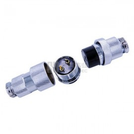 GX30 2Pin XLR 航空插头无线电 30毫米面板防水通信 DF30-2 连接器 - Product Image 2