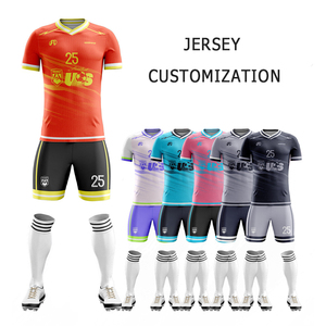 Uniformes de <span class=keywords><strong>Fútbol</strong></span> Personalizados de Poliéster de Alta Calidad, Versión Jugador OEM, Maillot Deportivo, Ropa Deportiva de <span class=keywords><strong>Fútbol</strong></span> Personalizada de Alta Calidad - Product Image 1