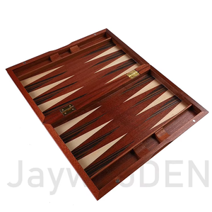 Wholesale Portable Wooden Backgammon <strong>Set</strong> <strong>Personalised</strong> <strong>Chess</strong> Maker Board with Dices Table Games Gift for Children - Product Image 6