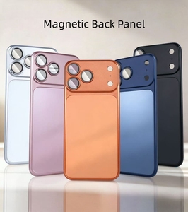 Funda Magnética Original para Teléfono Móvil con Panel Trasero de Vidrio Esmerilado Mate a Prueba de Golpes para iPhone 17 16 15 Pro Max - Product Image 1
