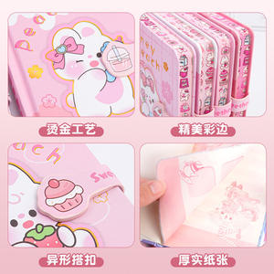 Manuel de dessin animé <span class=keywords><strong>original</strong></span> cahier mignon gros étudiant papeterie journal créatif fille coeur manuel - Product Image 5