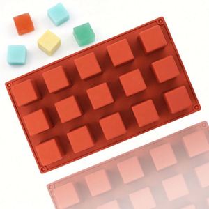 Eco-Friendly 15 Hole Square Shape Custom Shape Silicone <b>Molds</b> Silk Screen Printing for Making Epoxy Resin Candle <b>Soap</b>-OEM/ODM - Product Image 1