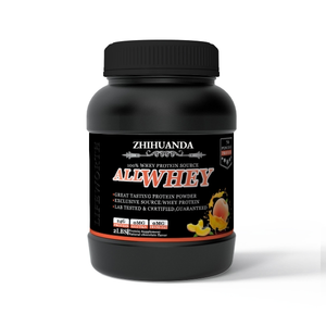 חלבון bcaa גבינה אורגני לבודד חדר כושר אבקת מיידית בטעמי שוקולד ווניל - Product Image 4