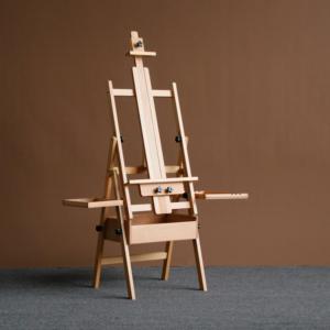 Giá vẽ bằng gỗ sồi chuyên dụng, có ngăn kéo, có thể gấp gọn, hộp đựng tranh phác thảo, hộp đựng tranh sơn dầu, giá trưng bày quảng cáo - Product Image 1