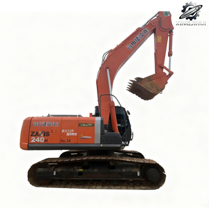 Excavatrice d'occasion HITACHI ZX240, marque japonaise d'origine, 24 tonnes, moteur Isuzu, pompe Kawasaki, équipement de construction d'occasion - Product Image 5