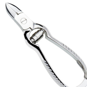 Alicate Curvo Multifuncional para Uñas, Cortador de Cutículas con Agarre Antideslizante, Cortador de Cutículas Profesional de Acero Inoxidable para Salón de Uñas, Mandíbula Ancha - Product Image 4