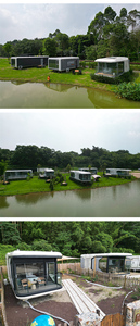 Casa Contenedor Modular de Lujo, Moderna, Ecológica e Impermeable para Pequeñas Granjas, Kit de Casa Rodante Instantánea, Cápsula para Dormir, Chalet Prefabricado 2026 - Product Image 6