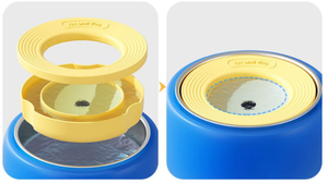 Bol à eau suspendu pour animaux de compagnie, distributeur d'eau anti-éclaboussures pour chat, gamelle anti-choc en acier inoxydable pour petit chien - Product Image 6