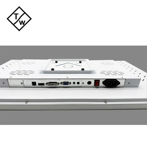 24 inch cảm ứng công nghiệp <span class=keywords><strong>LCD</strong></span> Monitor tc24w OEM Wall Mount Điện dung màn hình cảm ứng Black & White IP65 lớp hiển thị công nghiệp - Product Image 4