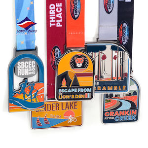 Medalla Deportiva <span class=keywords><strong>de</strong></span> <span class=keywords><strong>Honor</strong></span> Personalizada LZY Manufacture, Fundición a Presión 3D, Esmalte Suave, Premios <span class=keywords><strong>de</strong></span> Campeonato, Oro, Plata, Bronce - Product Image 2