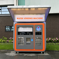 Máquina Expendedora de Agua de Doble Gabinete con Tarjeta IC, Dispensador de Agua Mineral Pura para Áreas Residenciales