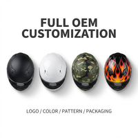 Casque de moto intégral léger en fibre de carbone ABS certifié DOT ECE, à libération rapide, personnalisable OEM, homologué CE