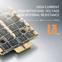 Moteur T-MOTOR F60A 8S 4-en-1 20x20 en aluminium pour mini-drone de course FPV, ESC, moteur haute performance KV, longue durée de vie, batterie Lipo, fonction télécommandée