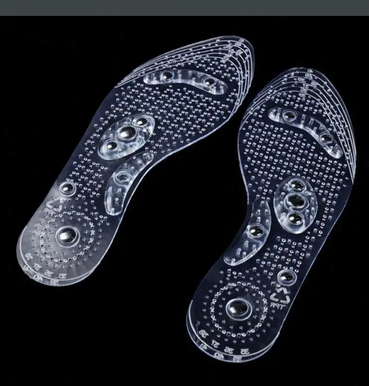 K181 Unisex Schoen Gel Inlegzolen Voeten Magnetische Therapie Gezondheid Comfort Schoenen Pads Foot Care Ontspanning Foot Massager