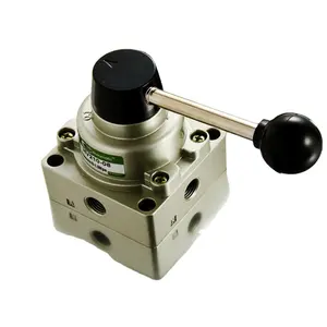 HV210-08 Pneumatische Directionele Ventiel Roterende Stijl Hendel Valve