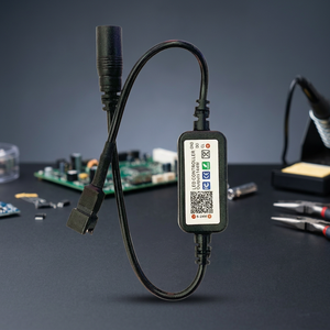 DC 12V RGB LED Controller APP Remote for LED Strip <b>Lighting</b> <b>Accessories</b>-DC Port Black - Product Image 2