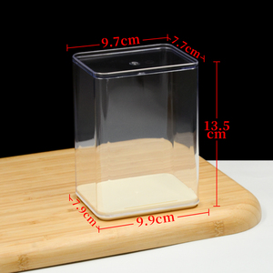 High13.5cm rõ ràng PS hình chữ nhật hộp nhựa hiển thị trường hợp với có thể tháo rời cơ sở & khe cắm thẻ cho hành động con số & cho Funko cho Pop - Product Image 2