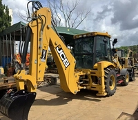Backhoe Loader JCB3CX Bekas dengan Suku Cadang Asli, Ban Bagus, Hidrolik Handal, dan Kondisi Kerja Prima Dijual