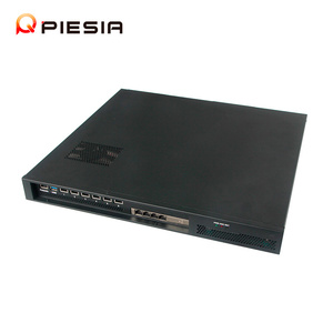 Piesia 1u Firewall Appliance I3 I5 I7 DDR4 Network Appliance 1u Server Case 2 * COM 6 * Lan Linux <span class=keywords><strong>Pfsense</strong></span> Firewall Router Mini PC - Product Image 1
