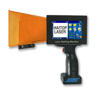 Nouvelle machine de marquage laser portable 10W avec système de vision pour la date d'expiration, les numéros de lot, les codes-barres, prise en charge BMP