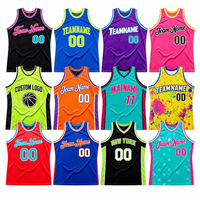 Maillot de basketball pour hommes personnalisé en maille polyester respirante, uniforme d'équipe, conception gratuite pour les clubs universitaires, vente en gros directe usine USA