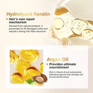 Best Selling Private Label Argan Oil Keratin <strong>Shampoo</strong> for <strong>Dry</strong> Frizzy and Damaged Hair Organic Hair Care Set - Product Image 5