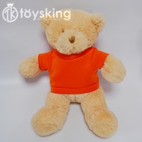 ToysKing Ours en peluche personnalisés Animaux en peluche super doux avec polyester pour les mariages et les chemises à logo