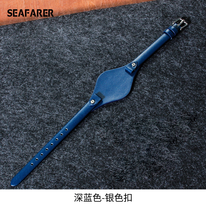 Dark Blue-Steel Buckle-K1
