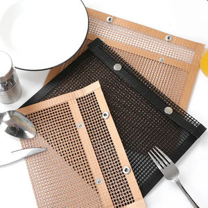 定制黑色不粘烤架网袋24x17cm厘米 - Product Image 6