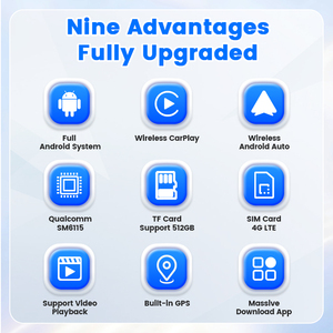 Carlinkit Android 13 4G 64GB 6115 tbox mini carplay inalámbrico <span class=keywords><strong>Carline</strong></span> USB AI Box car play WiFi adaptador para Apple YouTube - Product Image 5