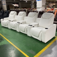 Curve Row Heimkino Sitz stuhl Weißes Theater Liege sofa Power Recliner Kinos ofa Theaters itz Wohnzimmer möbel