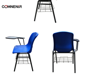 Trường ghế học sinh trung học hiện đại ghế với kèm theo máy tính bảng bằng văn bản Pad mới kim loại đồ nội thất lớp học Ghế văn phòng - Product Image 5