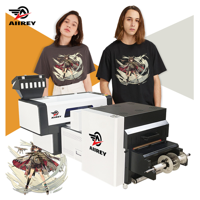 Factory Sale Full Set Small A2 Inkjet DTF Tshirt Printing Machine Heat Transfer PET Film Printer Customizable Printer