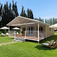 Maison conteneur de luxe moderne de haute qualité, modulaire et préfabriquée, extensible à double aile, 20 pieds 40 pieds, pour villa, bureau à domicile et chambre