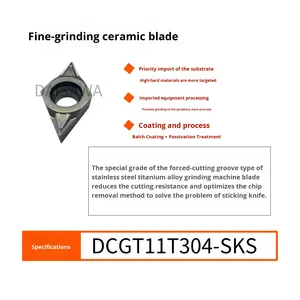 דיוק-קרקע בדרגה בסדר-סוג מוסיף מחרטה עבור נירוסטה וסגסוגות טיטניום vbgt. dcgt. vbgt. tgf. tgf. tgf. tngg. tgf. tngg. tgf. tngg. tgf. tngg - Product Image 6