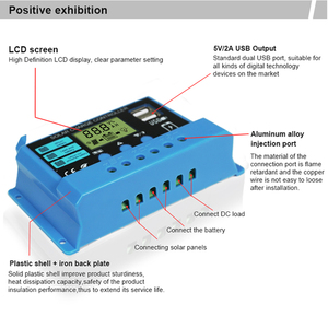 OEM/ODM <span class=keywords><strong>Smart</strong></span> Mini PV-Laderegler 12V/24V Manuelle Batterie <span class=keywords><strong>Solar</strong></span> panel <span class=keywords><strong>Controller</strong></span> 10A 20A 30A <span class=keywords><strong>PWM</strong></span> <span class=keywords><strong>Solar</strong></span> laderegler - Product Image 3