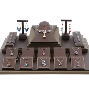 Luxury Earing Necklace Wedding Women Jewelry Display Set For Jewelry Display